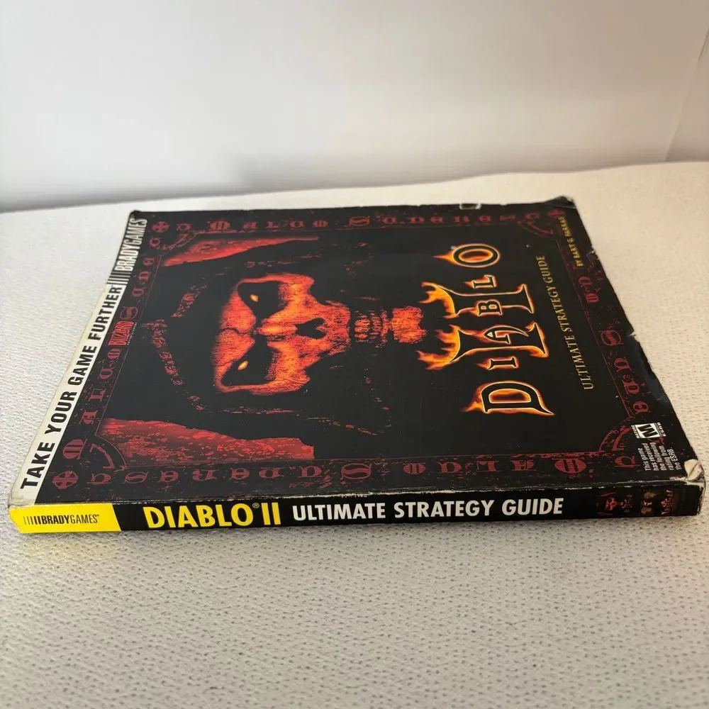 Diablo II 2 Ultimate Strategy Guide‎ Brady Blizzard PC Game Book Booklet Vintage